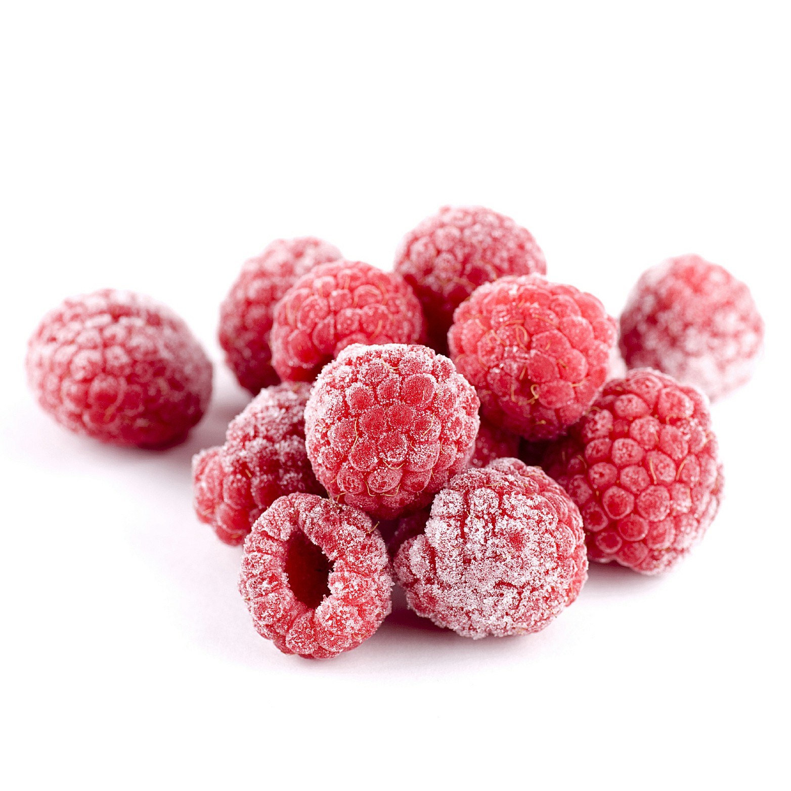 Frozen raspberry whole & crumbled